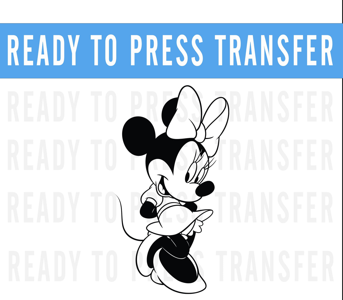 Disney Minnie Vintage - Disney DTF Iron On Transfer - Disney Shirt - Disneyworld Matching Shirt - Disneyland Matching Shirt -Magic Kingdom