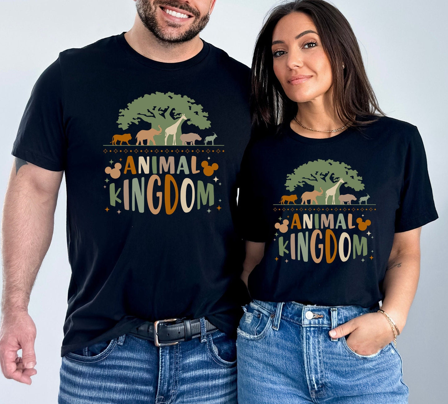 Disneys Animal Kingdom Iron On Decal For Shirts - Ready To Press - Transfers For Shirts - Mickey Design Transfer - DTF Decal Transfers