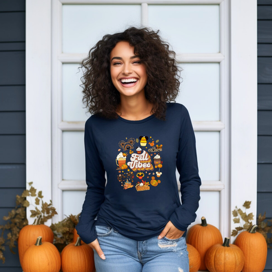 Fall Vibes Thanksgiving Holiday Shirt Decal