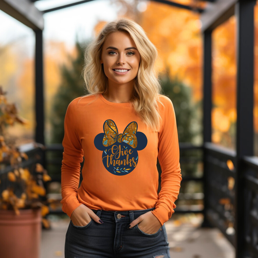 Give Thanks Thanksgiving Holiday Shirt Decal