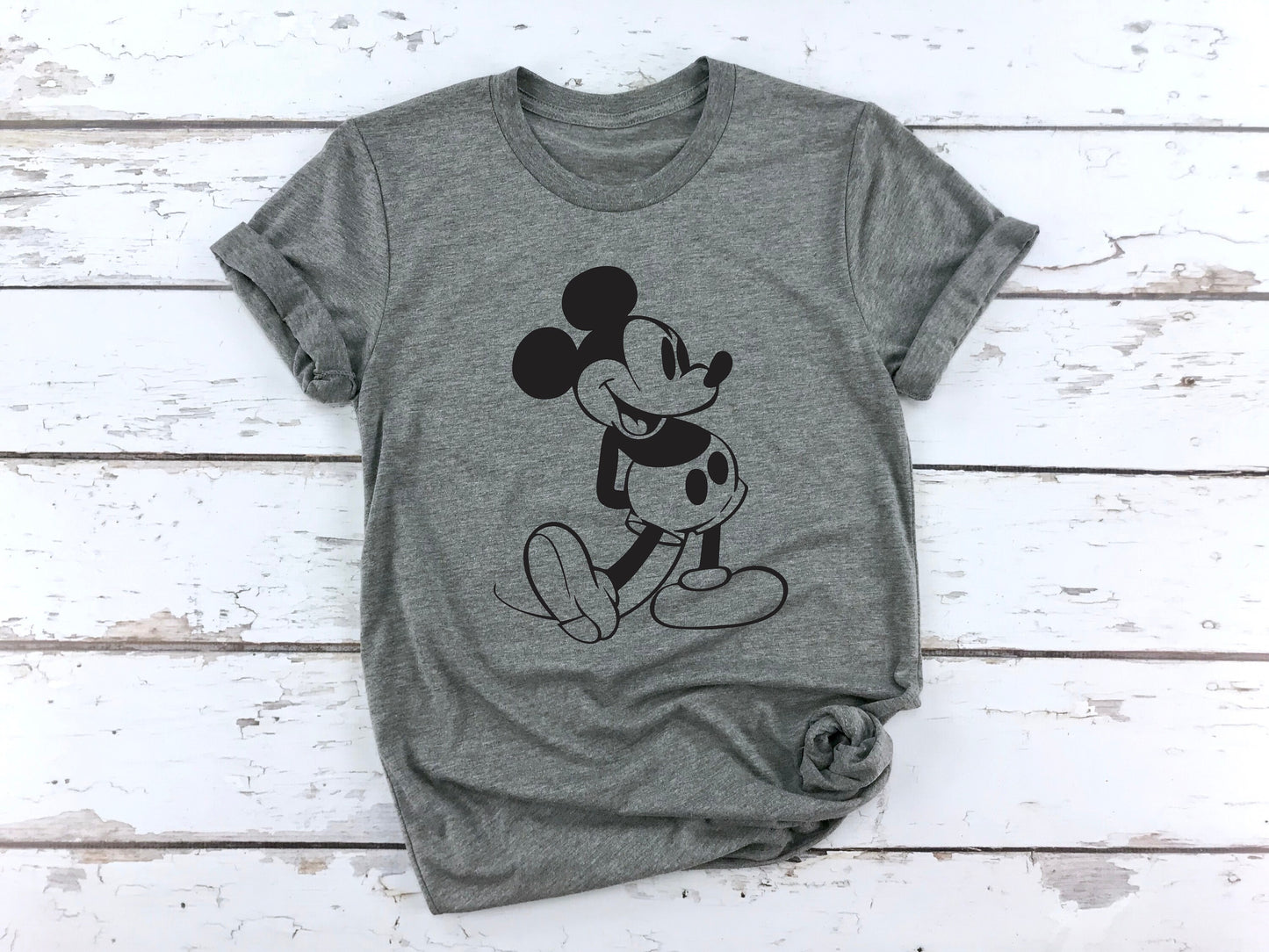 Disney Mickey Vintage - Disney DTF Iron On Transfer - Disney Shirt - Disneyworld Matching Shirt - Disneyland Matching Shirt -Magic Kingdom