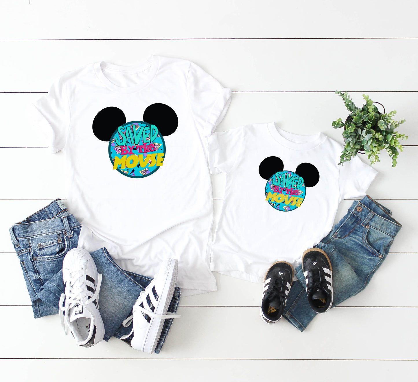 Disney Marathon Saved By The Mouse DTF Transfer - Ready To Press - Transfers For Shirts - Disney Transfers - Mickey Design Transfer