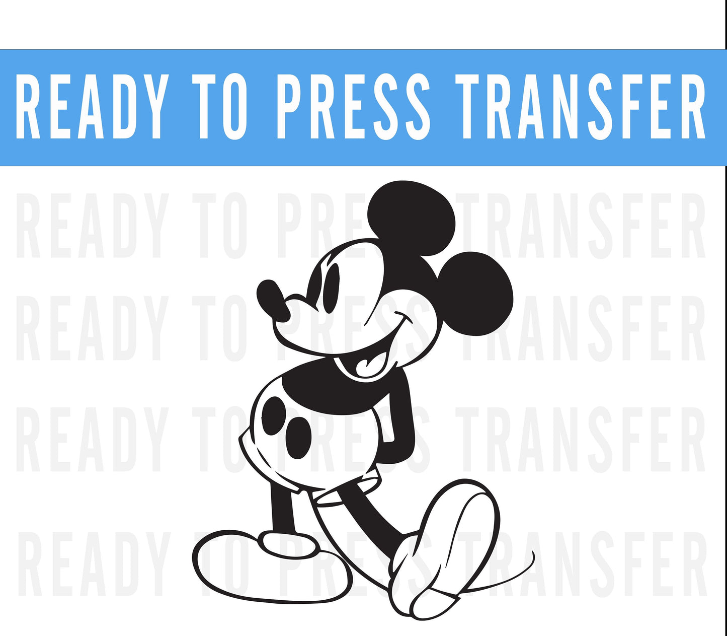 Disney Mickey Vintage - Disney DTF Iron On Transfer - Disney Shirt - Disneyworld Matching Shirt - Disneyland Matching Shirt -Magic Kingdom