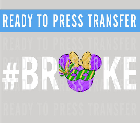 Spoiled Broke Disney Iron On DTF Transfer Decal - Disney Iron On - Screenprint Transfer Decal - Ready To Press - Family Disney Shirt Decals