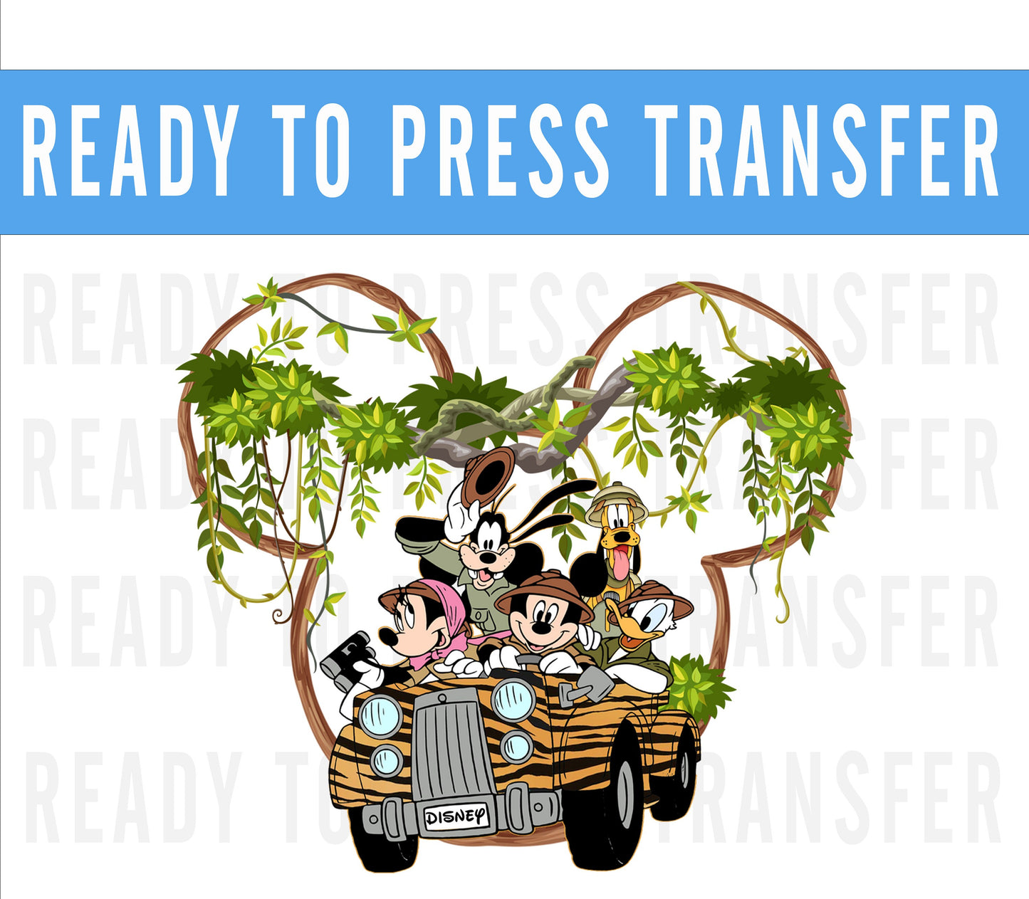 Safari Head Ready To Press Transfer