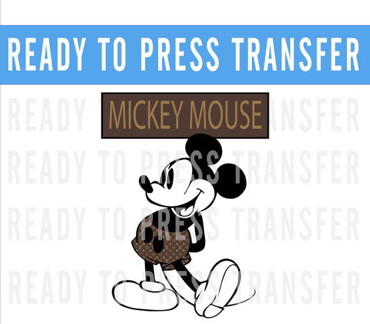 Disney Iron on Decal | Mickey Iron On Decal | Brown & Beige Iron On Decal | Minnie Iron On Decal | Family Disney Shirt | Disney Group Shirt