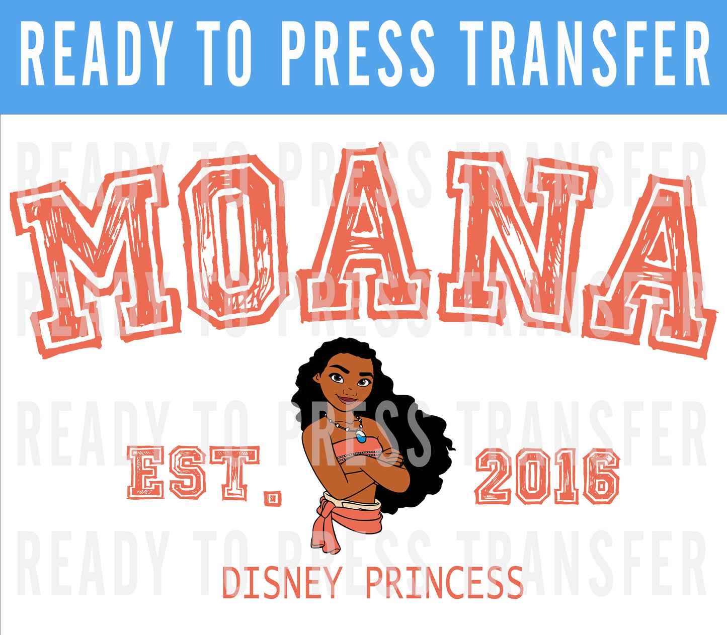 Princess University Disney Transfer - Ready To Press - Transfers For Shirts - Princess Disney DTF Transfers - DTF Decal - Elsa Iron On Decal