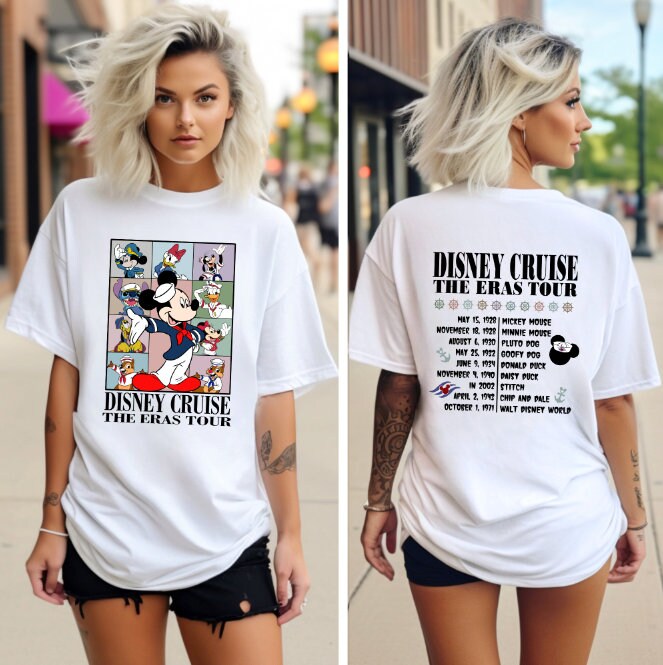 Disney Cruise Eras Tour DTF Transfer - Ready To Press - Transfers For Shirts - Cruise Family Shirt - Concert Disney Cruise Tour Group Shirt