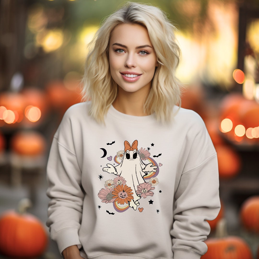 Halloween Ghost Daisy Donald Shirt Decal