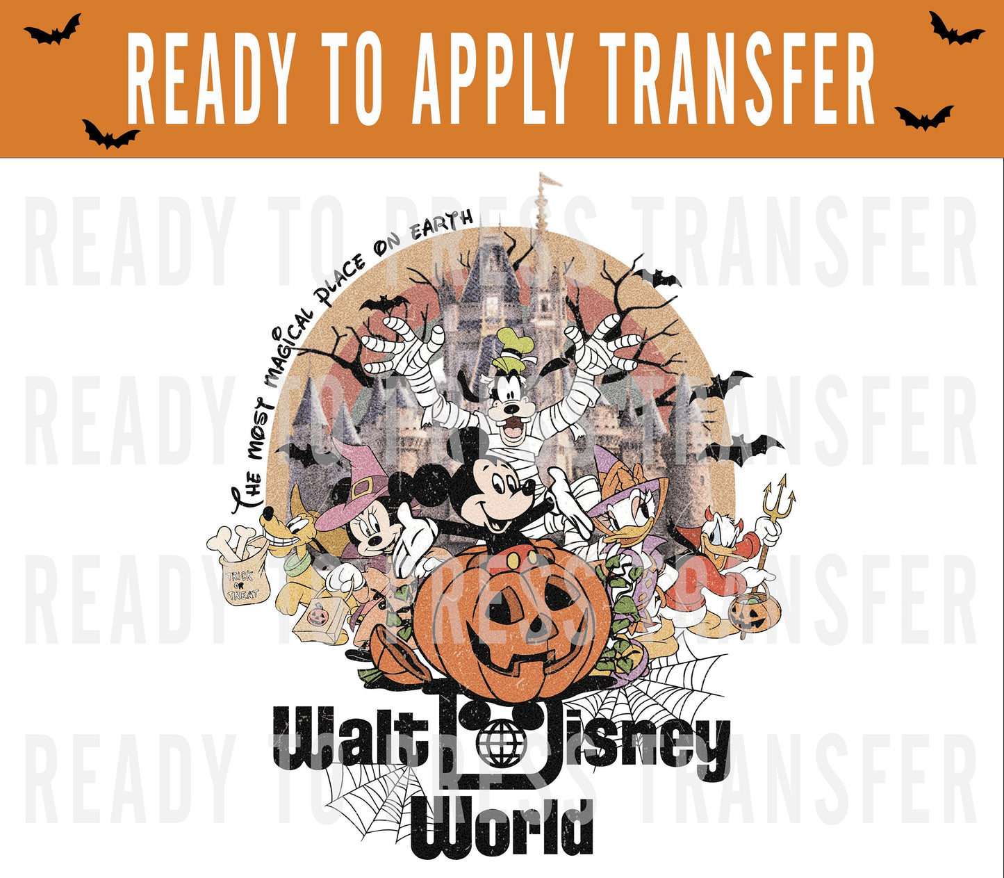 Mickeys Most Magical Halloween Shirt Decal