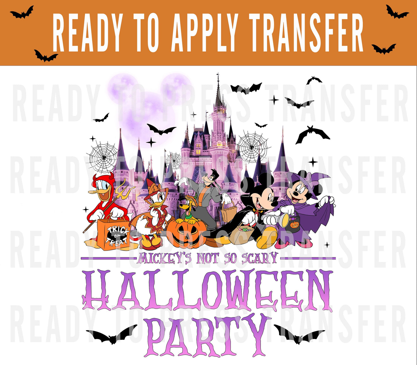 Not So Scary Halloween Party Shirt Decal